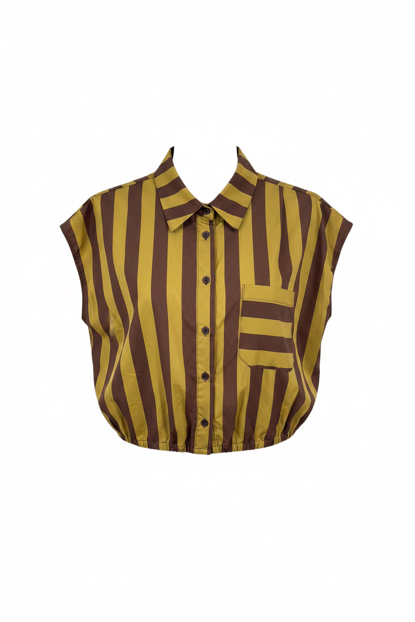 Stripe Bubble Top