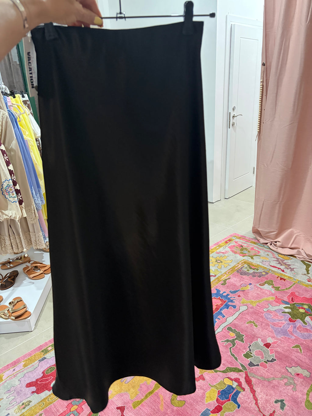 Satin Skirt, Perfect Fit