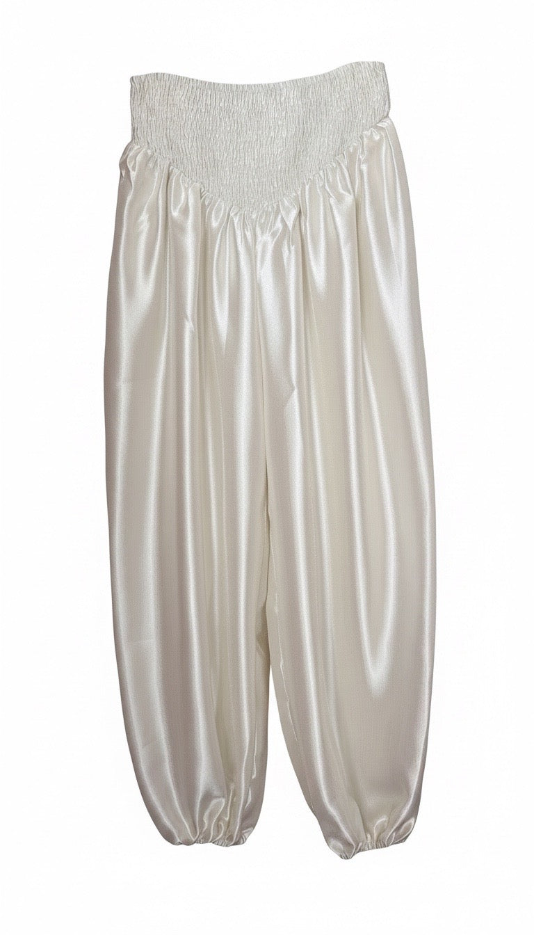 White Balloon Pants