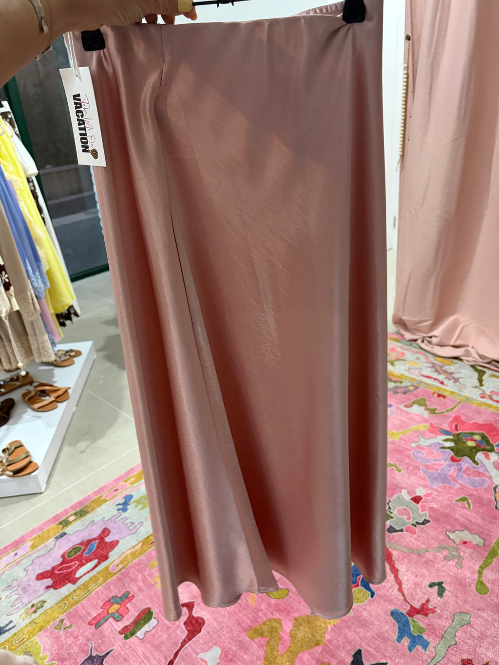 Satin Skirt, Perfect Fit